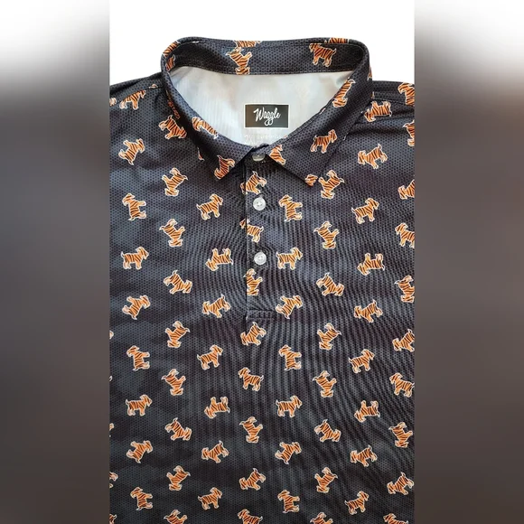 Waggle 2XL The GOAT Collection Performance Polo Shirt Tiger Woods XXL - Picture 5 of 10